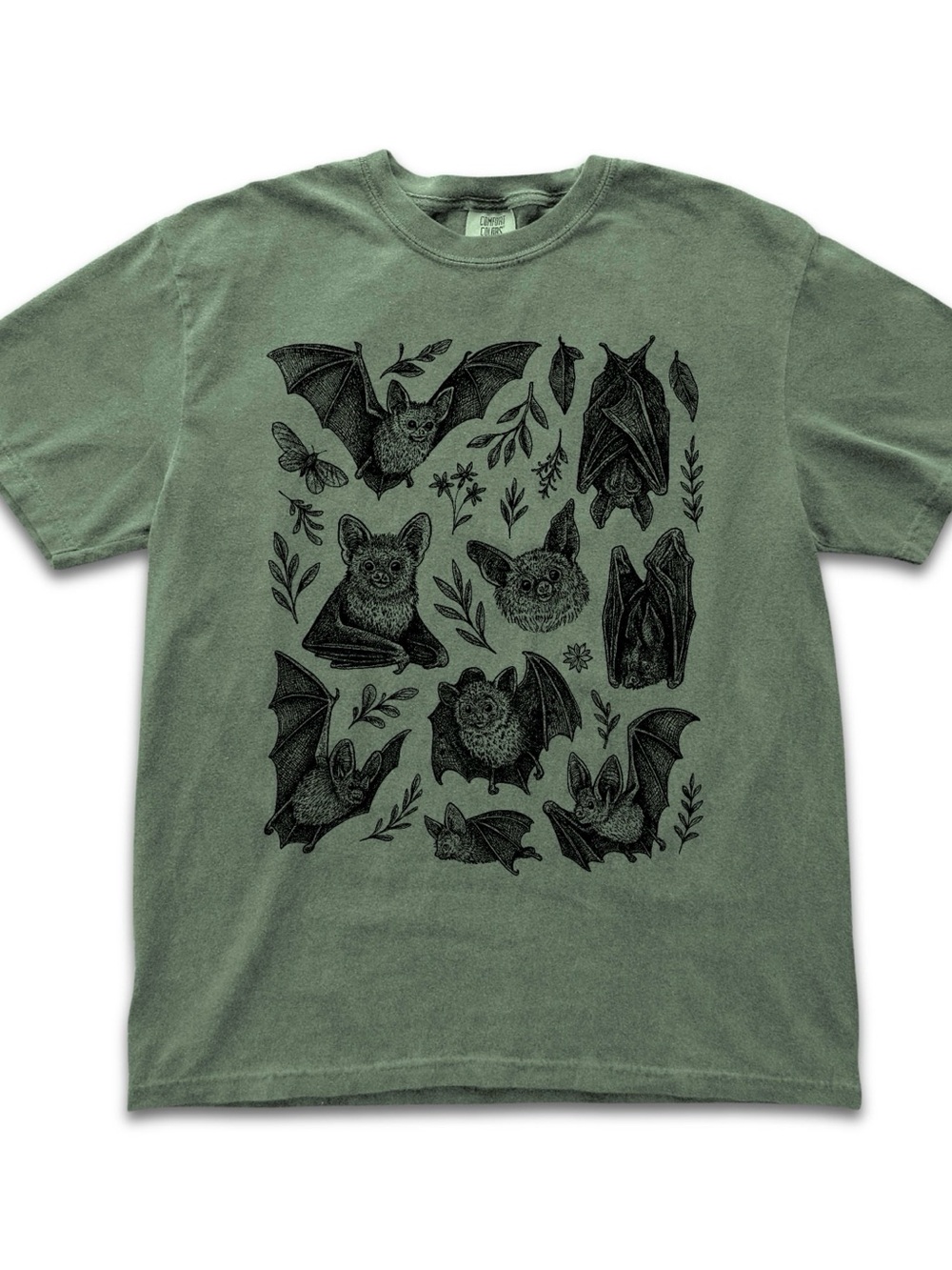 Vintage Bat Gothic Cottagecore Comfort Colors Tee Spooky Animal shirt